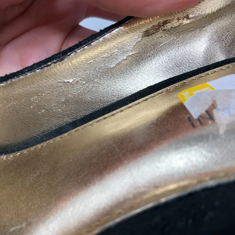 Antonio Melani Womens Black Embellished Heels 10M - Picture 5 of 10